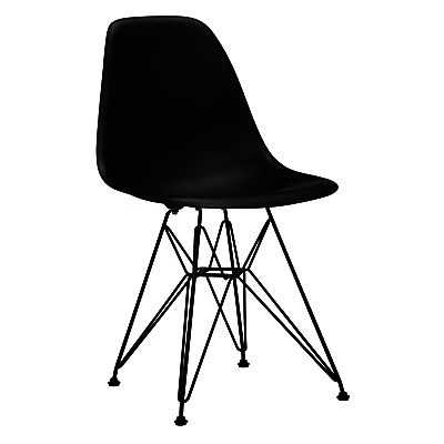 Vitra Eames DSR Side Chair, Black